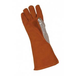 GANTS 5 DOIGTS CUIR RHT DOS ALUMINISE 40CM E4554-804 -...