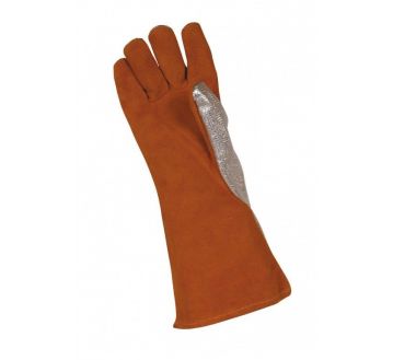 GANTS 5 DOIGTS CUIR RHT DOS ALUMINISE 40CM...
