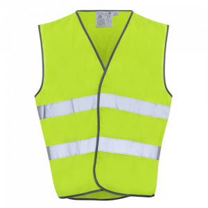 GILET SIGNALISATION CLASSE 2 JAUNE FLUO P101 - SACOBEL