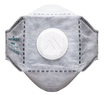 BOITE 10 MASQUES FFP3 CARBONE PLIABLE P392...