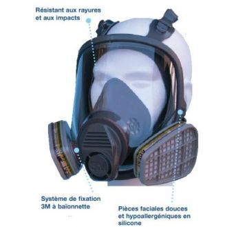 Masque complet respiratoire 6800 by 3M