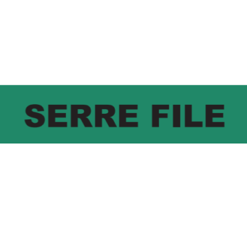 TRANSFERT SERIGRAPHIQUE DOS "SERRE-FILE" : NOIR