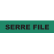 Gilet HV IONA vert + transfert "SERRE-FILE"