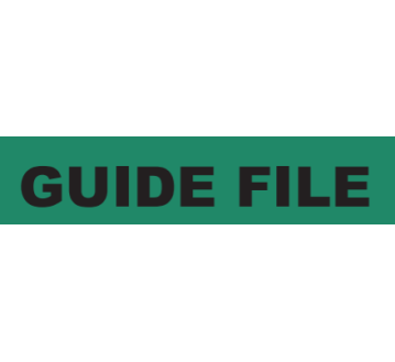 TRANSFERT SERIGRAPHIQUE DOS "GUIDE FILE" : NOIR