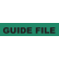 Gilet HV IONA vert + transfert "GUIDE FILE"