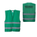 Gilets HV IONA Vert + transfert "RESPONSABLE ÉVACUATION""