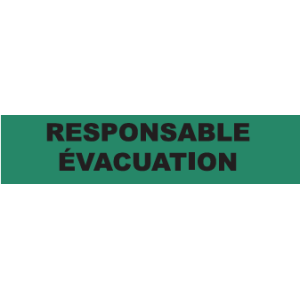 TRANSFERT DOS "RESPONSABLE EVACUATION" : NOIR